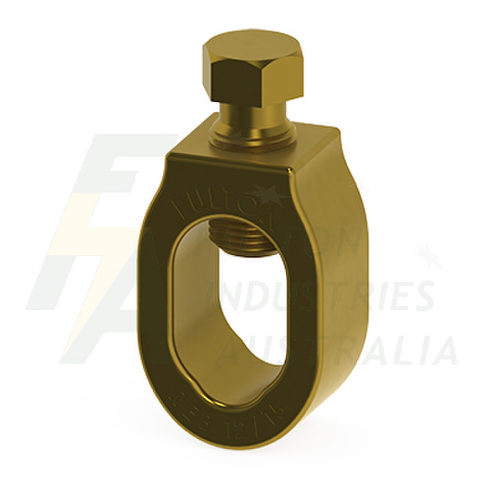 Earth rod clamp for 12-15mm earth stakes